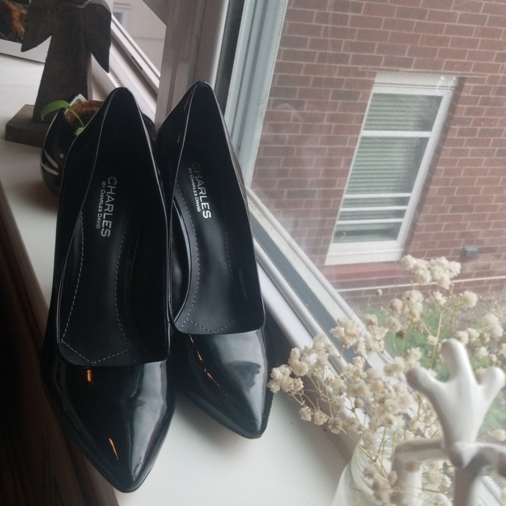 Charles by Charles David Patent Pointed Heels